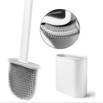 Escova Sanitária Quadrada De Silicone Vaso Sanitário Limpeza