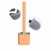 Escova Sanitária Quadrada Silicone - Laranja Escova Sanitária Quadrada Silicone - Laranja