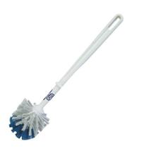 Escova Sanitaria sem Suporte Lava e Esfrega de Plastico Azul Branco - Multilar Escova Sanitaria sem Suporte Lava e Esfrega de Plastico Azul Branco - Multilar