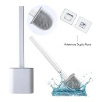 Escova Sanitária Silicone De Limpar Vaso Sanitário Suporte