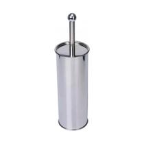 Escova Sanitária Suporte de Inox 10X38Cm Design Cor Prata Escova Sanitária Suporte de Inox 10X38Cm Design Cor Prata