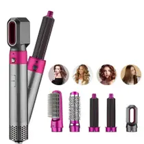 Escova Secador Modelador 5 Em 1 Tecnologia Avançada Cabelos