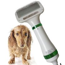 Escova Secador Pelo Cachorro Gato Caes Pet Coelho Banho Tosa 2 em 1 Temperatura Ajustavel Casa Petshop