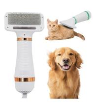 Escova Secador Pet Banho Secar Escovar Pelos Cachorro Gato