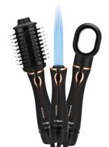 Escova Secadora 1200W Bivolt 2 acessórios 3 em 1