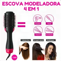 Escova Secadora 1200W Para Cabelos Impecáveis e Sedosos 110V Escova Secadora 1200W Para Cabelos Impecáveis e Sedosos 110V