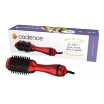 Escova Secadora 4 Em 1 Cadence Vermelha ESC704 220V Escova Secadora 4 Em 1 Cadence Vermelha ESC704 220V