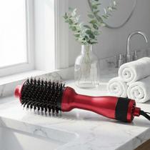 Escova Secadora 4 em 1: Seca, Alisa, Modela + Volume Escova Secadora 4 em 1: Seca, Alisa, Modela + Volume