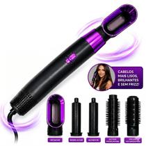 Escova Secadora 5 em 1 Premium Com Escova Modeladora Secador e Tecnologia Anti Frizz Cor: Preta Escova Secadora 5 em 1 Premium Com Escova Modeladora Secador e Tecnologia Anti Frizz Cor: Preta
