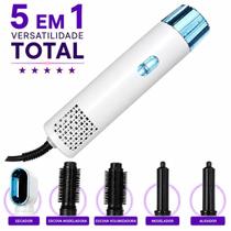 Escova Secadora 5 em 1 Premium Com Potência Profissional 1000W Cor: Branco Escova Secadora 5 em 1 Premium Com Potência Profissional 1000W Cor: Branco