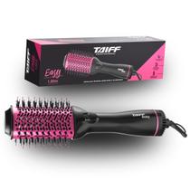 Escova Secadora Alisadora e Modeladora Taiff Easy Pink 1200W 3 em 1 Potente e Compacta 127V Original
