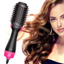 Escova Secadora Alisadora Elétrica cerâmica e Ar Quente Cabelo Com 4 Em 1 anti frizz Escova Secadora Alisadora Elétrica cerâmica e Ar Quente Cabelo Com 4 Em 1 anti frizz