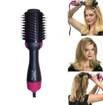 Escova Secadora Alisadora Elétrica Quente Cabelo com 3 em 1 Hair Styler 110v e 220v