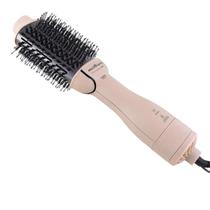 Escova Secadora Alisadora Modeladora de Cabelos Britânia 1300W Turbo BEC07R Soft 4 Em 1 Cabo Giratório Rosa Bivolt