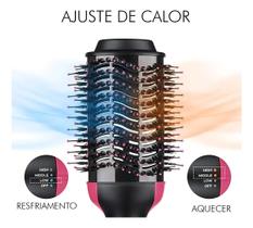 Escova Secadora Alisadora Modeladora Klx Premium Pro 220v