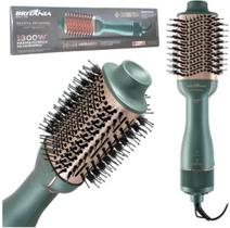 Escova Secadora Britania 3X1 Bivolt 1300W tourmaline íons Green