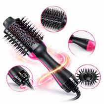 Escova Secadora de Cabelo 3 em 1 Profissional Seca Alisa e Modela Escova Elétrica para Modelagem e Secagem Rápida