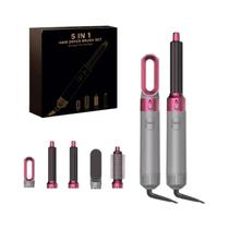 Escova Secadora De Cabelo Profissional 5 Em 1 Autowrap Secagem Rápida Alisamento Volumização Sem