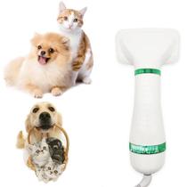 Escova Secadora De Pelos Pet 2 em 1 Cachorros E Gatos Seca Remove Pelos