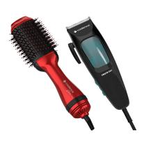 Escova Secadora Diva 4 em 1 e Cortador de Cabelo Cadence