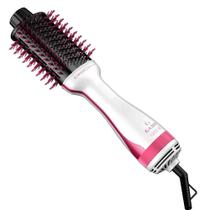 Escova Secadora Gama Italy Glamour Pink Brush 3D 1300W Branca