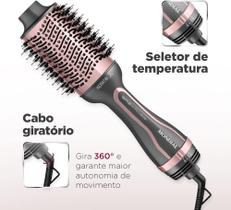 Escova Secadora Grey Rose Keratin ES11 Bivolt Escova Secadora Grey Rose Keratin ES11 Bivolt