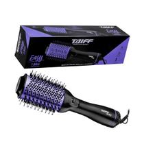 Escova Secadora Modeladora de Cabelo Roxo Taiff Easy Elétrico Alisa e Modela 1200W Potência 127V