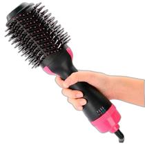 Escova Secadora Modeladora E Alisadora Elétrica 3 Em 1 Fácil