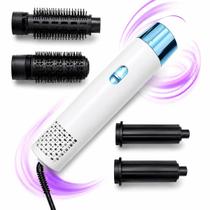 Escova Secadora Para Criar Cachos Ondulados e Volume Natural Cor: Branco