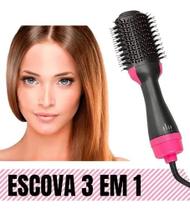 Escova Secadora Profissional Seca Alisa E Modela Cabelo