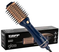 Escova Secadora Taiff Gloss Blue 1200W, 3 Níveis de Velocidade e Temperatura 180ºc Azul Bivolt
