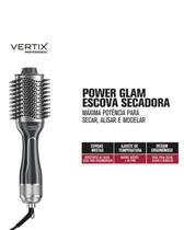 Escova Secadora Vertix Power Glam 1300W Bivolt TRISCOVA