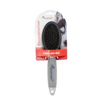 Escova Sem Bolinha Cinza M Remoção de Pelos e Nós Pinos de Metal Suave Escova Sem Bolinha Cinza M Remoção de Pelos e Nós Pinos de Metal Suave