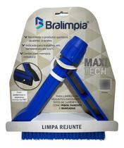 Escova Sem Cabo Para Rejunte Maxi Tech Bralimpia Azul Escova Sem Cabo Para Rejunte Maxi Tech Bralimpia Azul