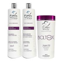 Escova Semi Definitiva Force De Frizz E Boltox De Argan 1Kg Escova Semi Definitiva Force De Frizz E Boltox De Argan 1Kg