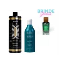 Escova Semi Definitiva Luxe Blueken 1000Ml + Shampoo 500Ml