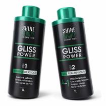 Escova Shine Beauty Gliss Power 2 passos Realinhador De Fios Escova Shine Beauty Gliss Power 2 passos Realinhador De Fios