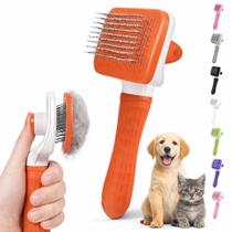 Escova Slicker Autolimpante para Remoção de Pelos de Pets Escova Slicker Autolimpante para Remoção de Pelos de Pets