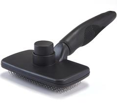 Escova Slicker para cães e gatos OEFEO Self Cleaning Grooming