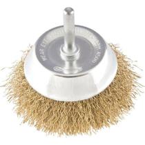 Escova Tipo Copo 3" com Haste 1/4" - Vonder