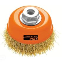 Escova Tipo Copo Arame Ondulado 2.1/2'' Tramontina Pro Tramontina