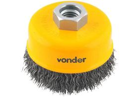 Escova Tipo Copo Ondulada Vonder 3 Cor Amarelo Escova Tipo Copo Ondulada Vonder 3 Cor Amarelo