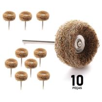 Escova Tipo Scotch Brite P/ Micro Retifica Dremel -10 Pçs Escova Tipo Scotch Brite P/ Micro Retifica Dremel -10 Pçs