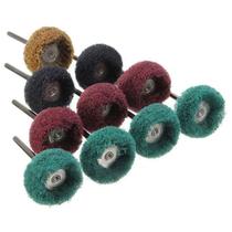 Escova Tipo Scotch Brite P/ Micro Retifica Dremel -10 Pçs