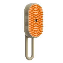Escova Tira Pelo Vapor Retrátil Pet Usb Recarregável Laranja Escova Tira Pelo Vapor Retrátil Pet Usb Recarregável Laranja