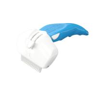 Escova Tira Pelos Eazee Para Cães Pequenos - Azul