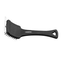 Escova Tramontina Churrasco com Cerdas em Aço Inox e Cabo de Polipropileno Preto 21,6 cm - 26460100