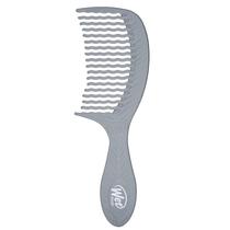 Escova úmida Comb Go Green, tratamento com infusão de carvão vegetal, dente largo Escova úmida Comb Go Green, tratamento com infusão de carvão vegetal, dente largo
