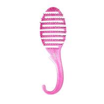 Escova úmida Shower Detangler Pink Glitter