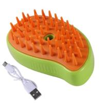 Escova Vapor 3 Em 1 Tira Pelo Pet Recarregável Usb Cão Gato - Pet Brush Escova Vapor 3 Em 1 Tira Pelo Pet Recarregável Usb Cão Gato - Pet Brush